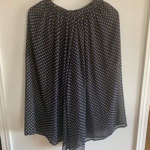 Polkadot Long and Loose Skort